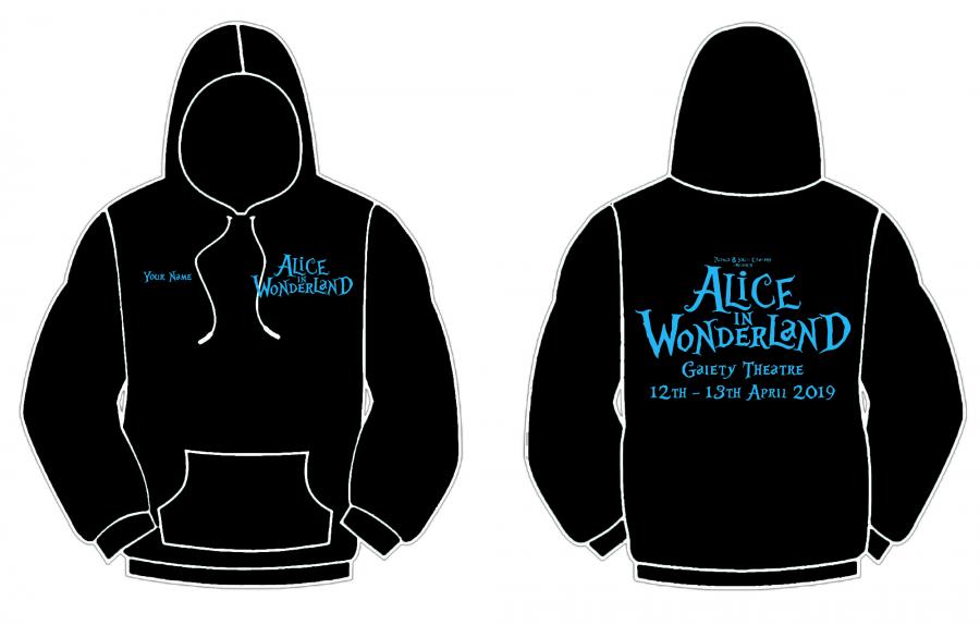 Parker & Snell Company Alice In Wonderland Hoody - Zipped Child Sizing