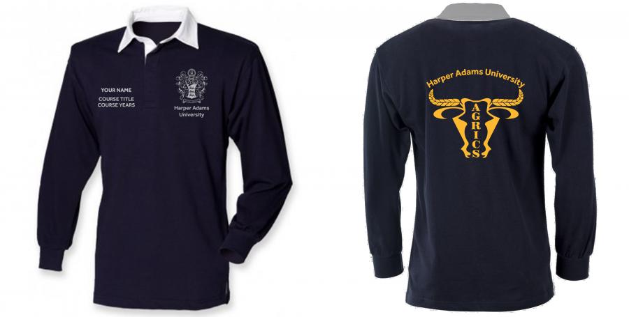 HAU AGRICS Rugby Shirt - Unisex - Embroidered Back