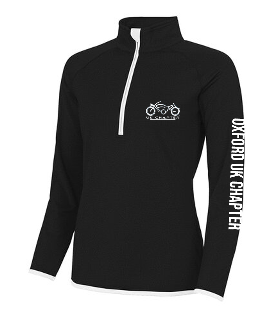 Oxford Harley Davidson - Womens Cool 1/2 Zip Top