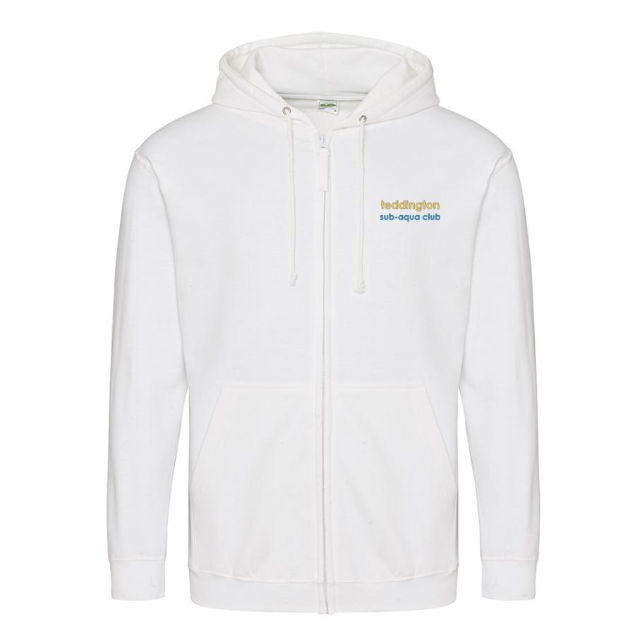 Teddington Sub-Aqua Club - Zipped Hoodie (plain back)