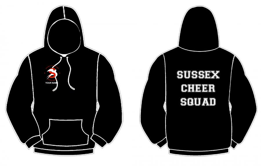 Sussex Swallows Zipped Hoody - Unisex