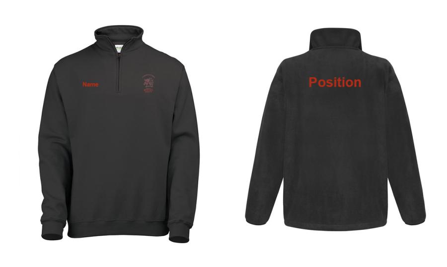 Warwick Welsh Society 1/4 Zip Sweatshirt