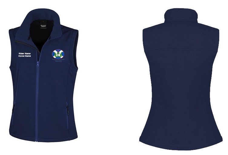 SERC Championships Ladies Softshell Bodywarmer - No Print