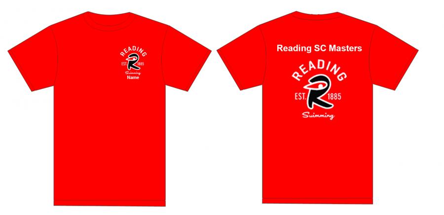 Reading Swimming Club - RSC Masters T-Shirt (White/Black)