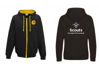 1st Upton Scouts - Two-tone Zipped Hoodie Adults