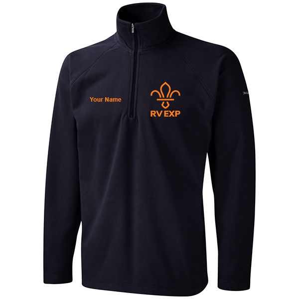 Rea Valley Explorers 1/4 Zip Microfleece - Fleur-de-lis