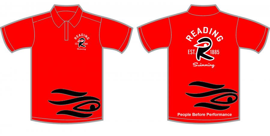 Reading Swimming Polo Shirt - Adult