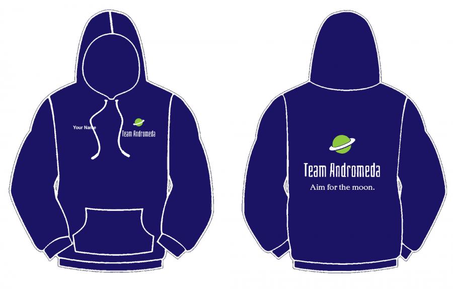 Team Andromeda Zipped Hoodies