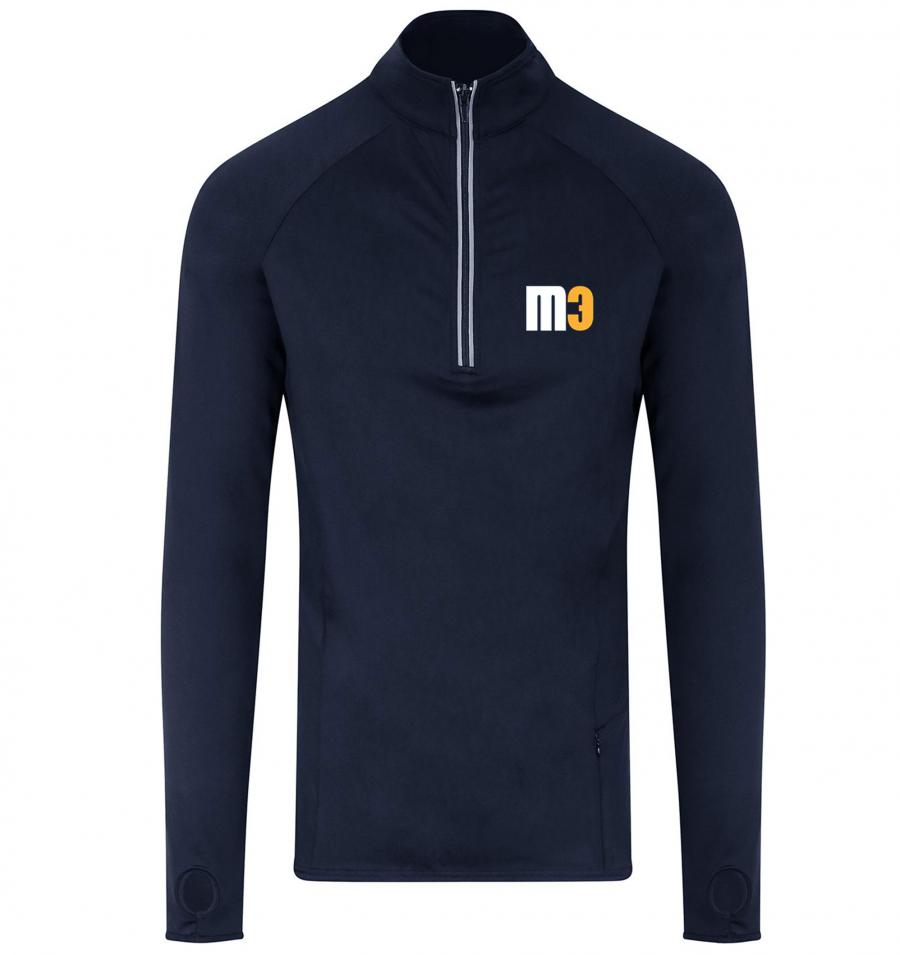 Monifieth Tri Club 1/2 Zip Cool Top - Unisex - No print