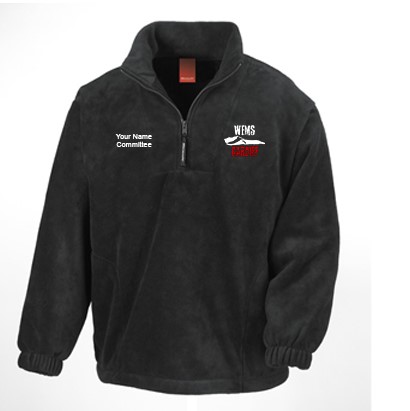 Cardiff WEMS - 1/4 Zip Fleece - No Back Text