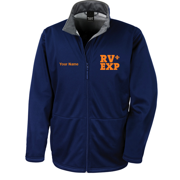 Rea Valley Explorers Softshell - RV EXP logo - Heavyweight Ladies