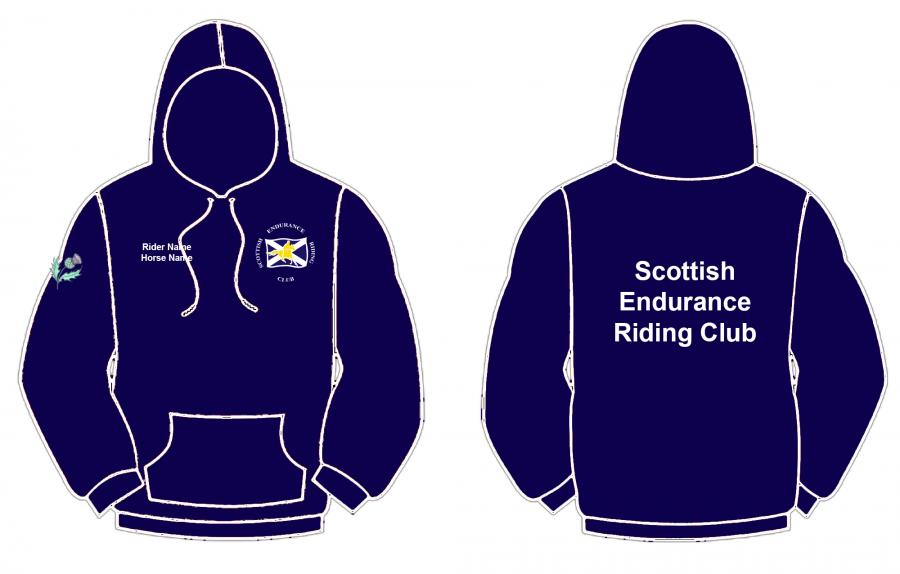 SERC Zipped Hoody - Ladies - Printed Back