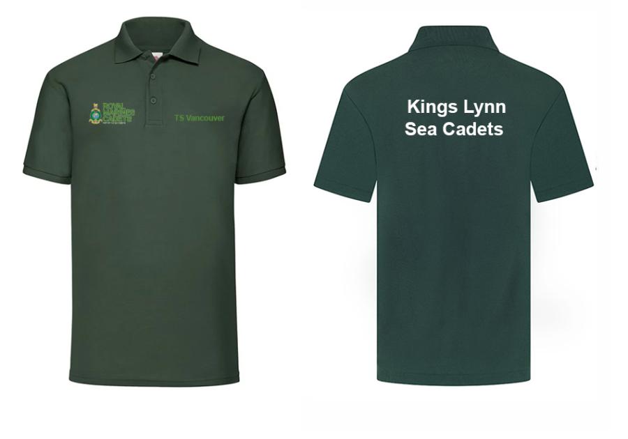 Kings Lynn Sea Cadets - Adults Polo Shirt (Green)