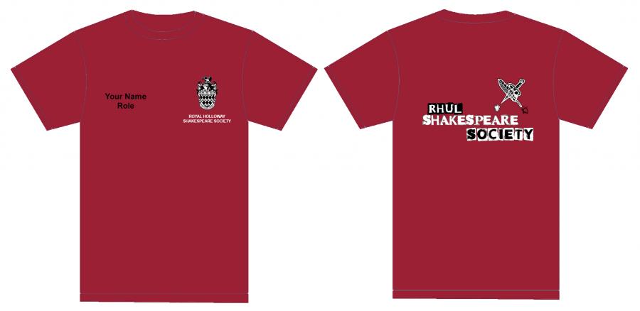 Royal Holloway Shakespeare Committee Tshirt - Unisex