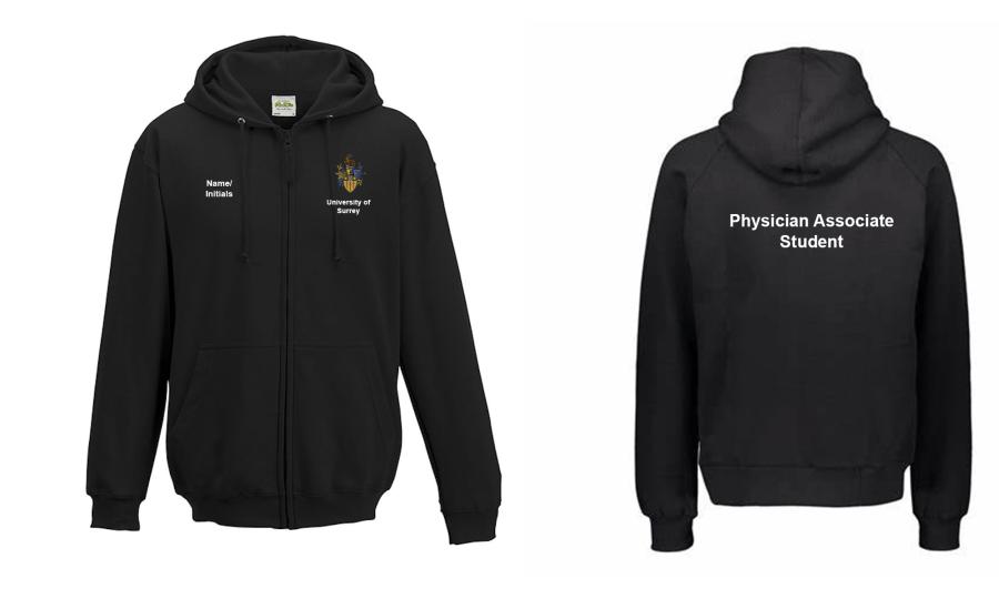 Surrey Physician Associate Society - Ladies Zipped Hoodie