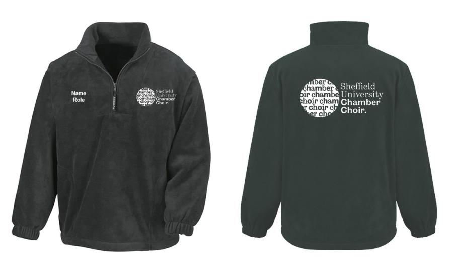 Sheffield University Chamber Choir - 1/4 Zip Fleece (with back logo)