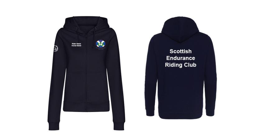 SERC Championships Zipped Hoody - Ladies - Printed Back