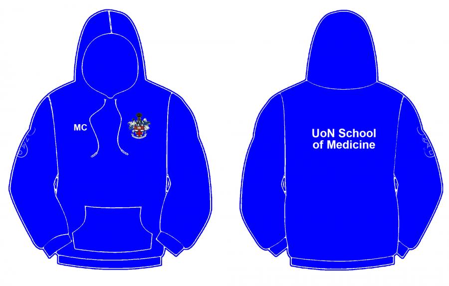 UNAD Zipped Hoody - School of Medicine