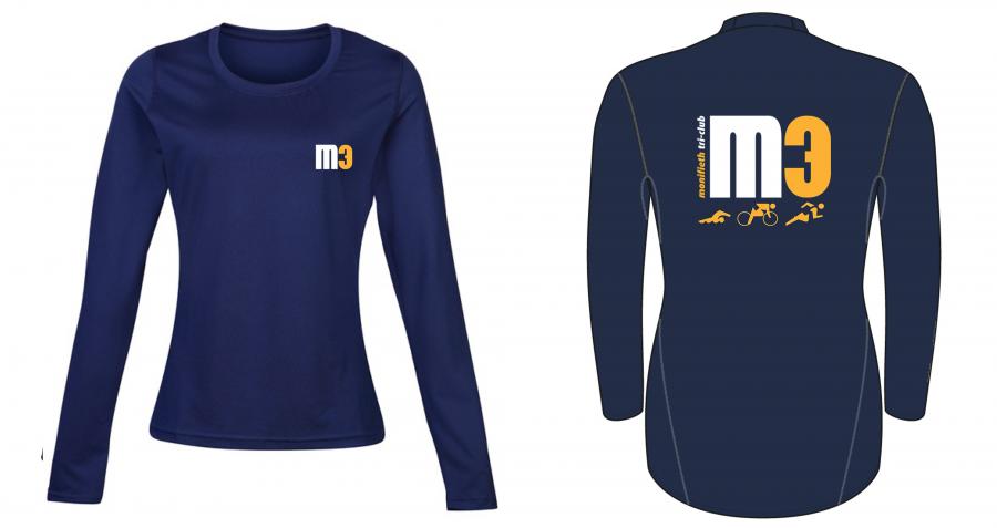 Monifieth Tri Club Baselayer - Ladies - With Back Print