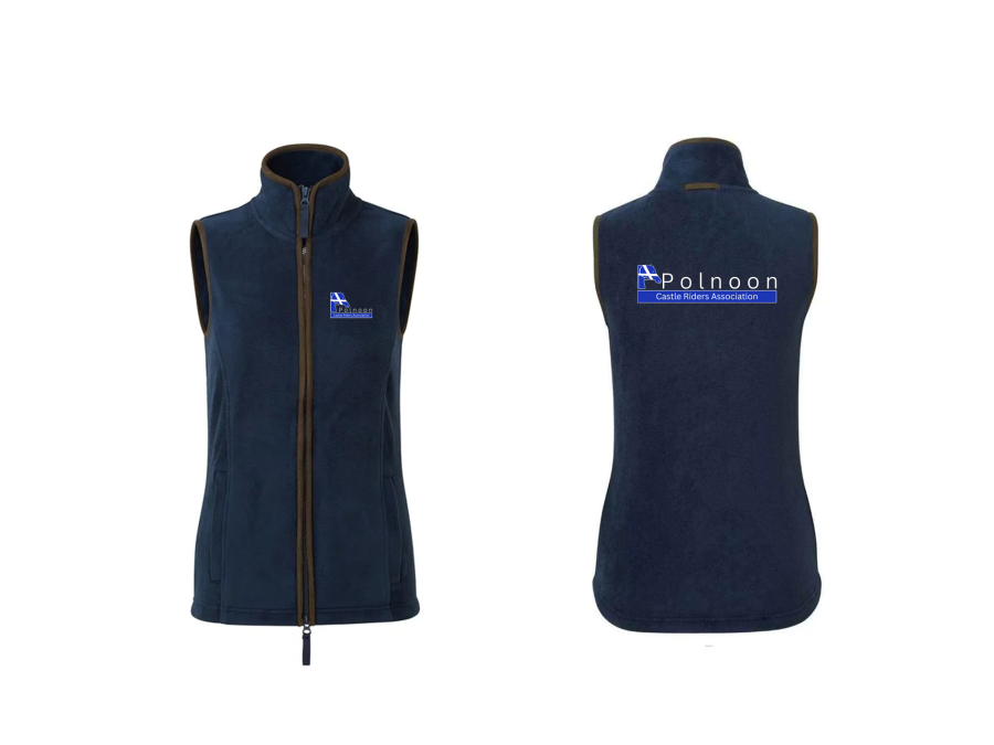 Polnoon Riding Club Ladies Fleece Gilet