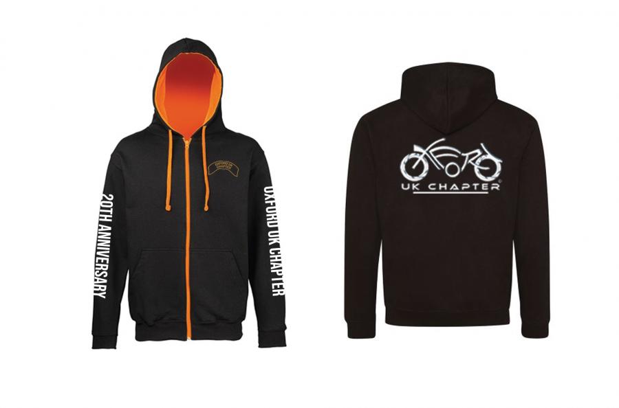 20th Anniversary - Contrast Zipped Hoodie