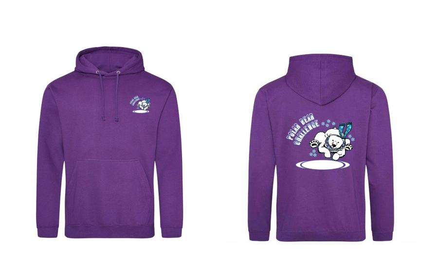 Polar Bear Challenge - Pullover Hoodie Purple