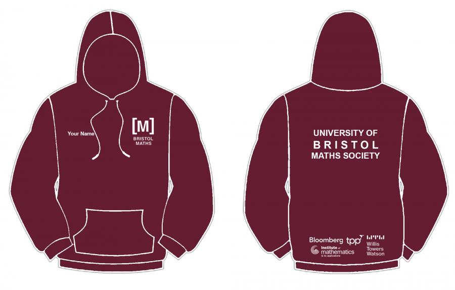 Bristol Mathematics Hoodie - Zipped
