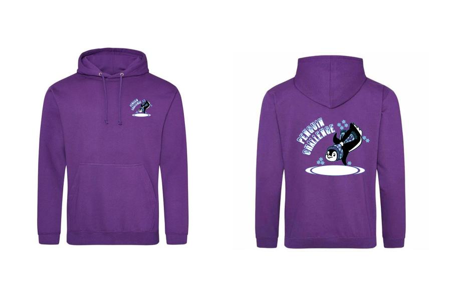 Penguin Challenge - Pullover Hoodie Purple