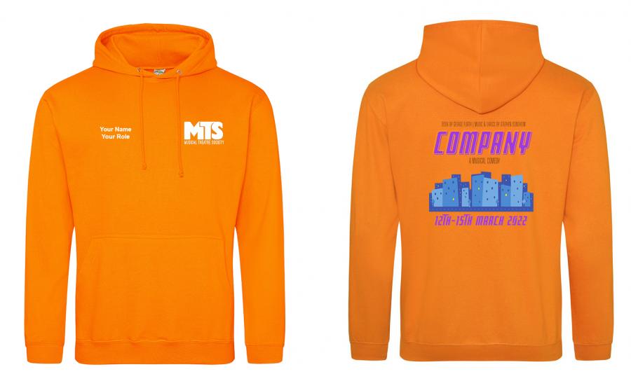 RHUL MTS Company Production - Zipped Hoodie