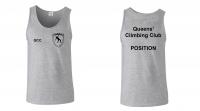 Queens' Climbing Club Tank Top with Back Print - Unisex
