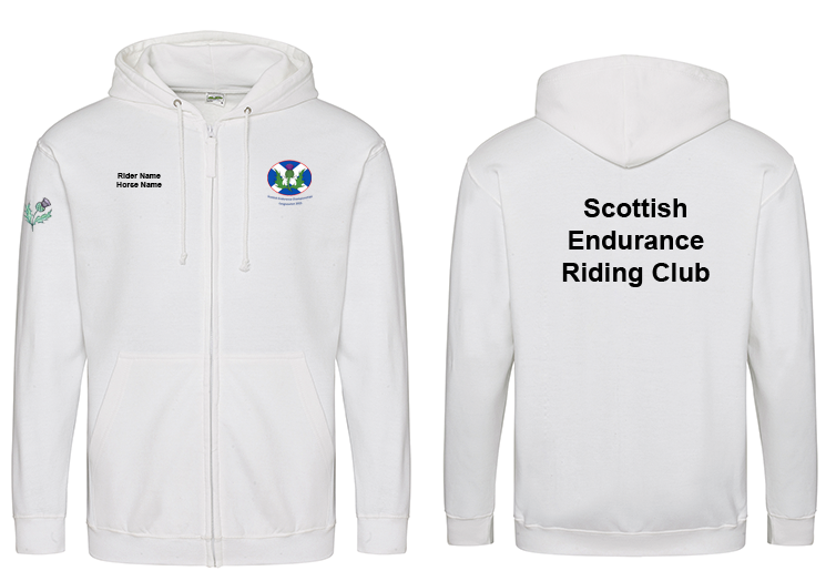 SERC Championships Zipped Hoody - Unisex - Printed Back