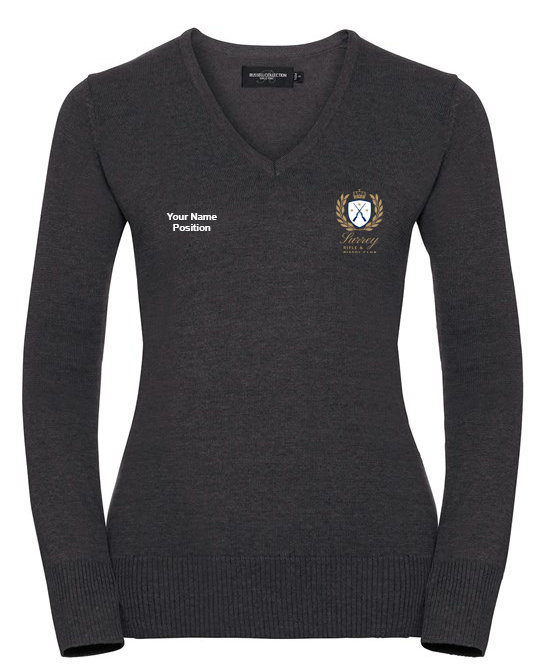 Surrey Rifle and Pistol Club - Ladies V-Neck Sweatshirt