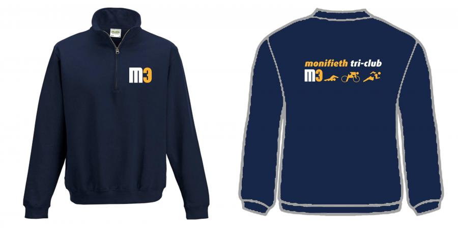 Monifieth Tri Club 1/4 Zip Sweatshirt