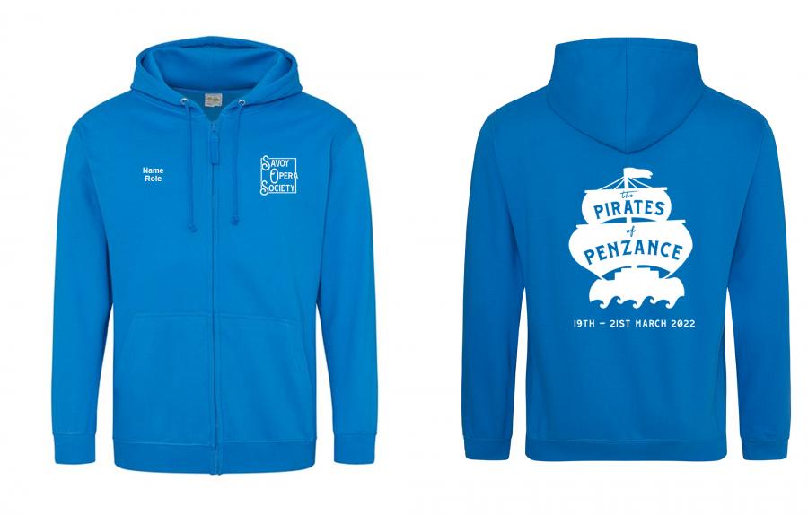 RHUL Savoy Opera - The Pirates of Penzance Zipped Hoodie