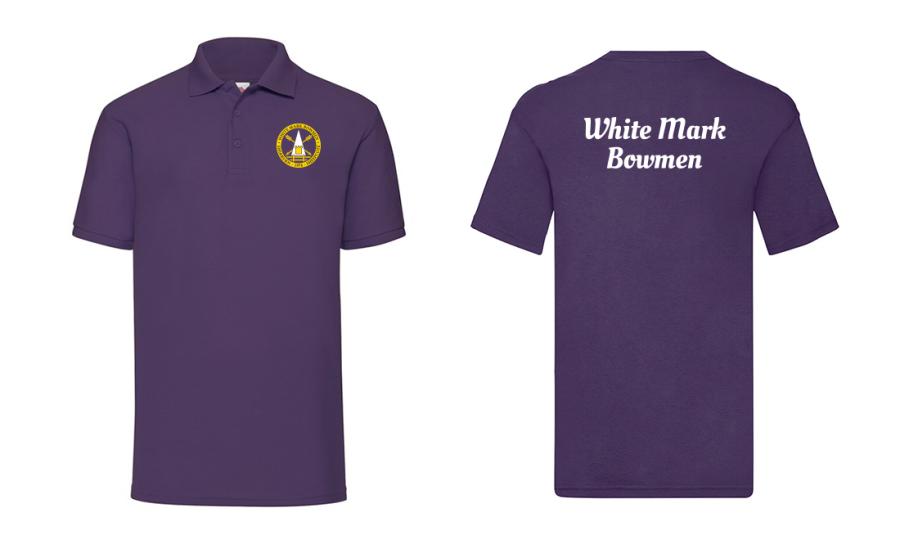 White Mark Bowmen Archery - Polo Shirt