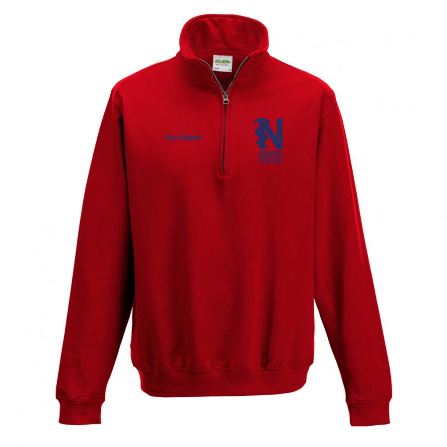 Norwich Medical School - 1/4 Zip (Navy logo)