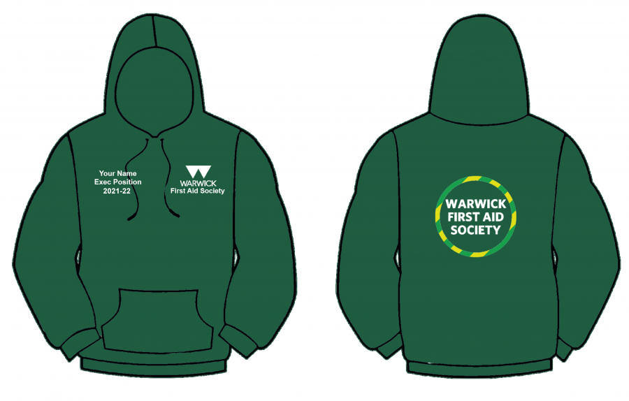 Warwick First Aid Society Member Hoodie - Zipped
