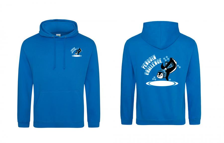 Penguin Challenge - Pullover Hoodie Sapphire Blue