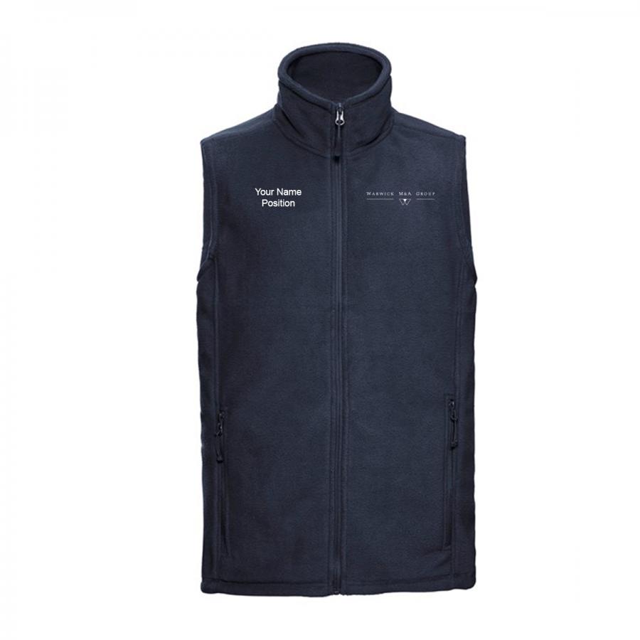 Warwick M&A Group - Full Zip Fleece Gilet