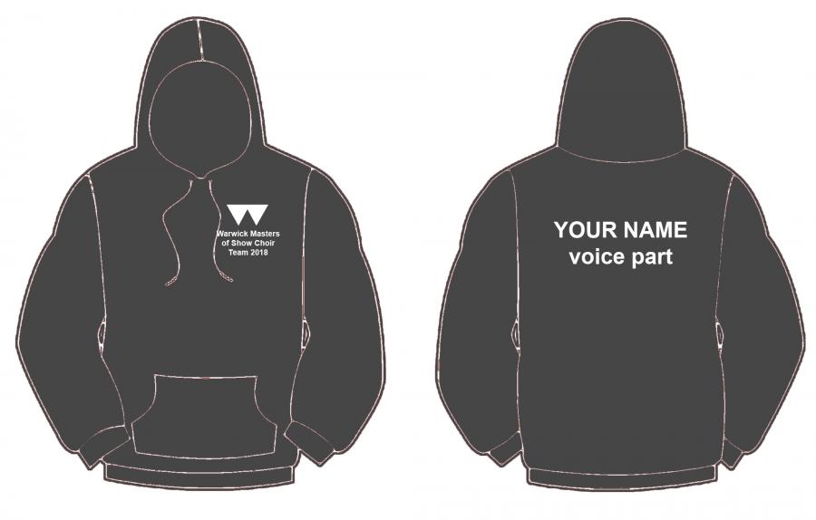 Warwick Masters of Show Choir Zipped Hoody
