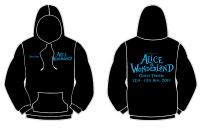 Parker & Snell Company Alice In Wonderland Hoody - Zipped Adult Sizing