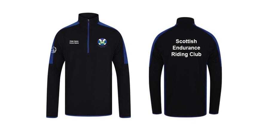 SERC Championships 1/4 Zip Contrast Midlayer - Printed Back