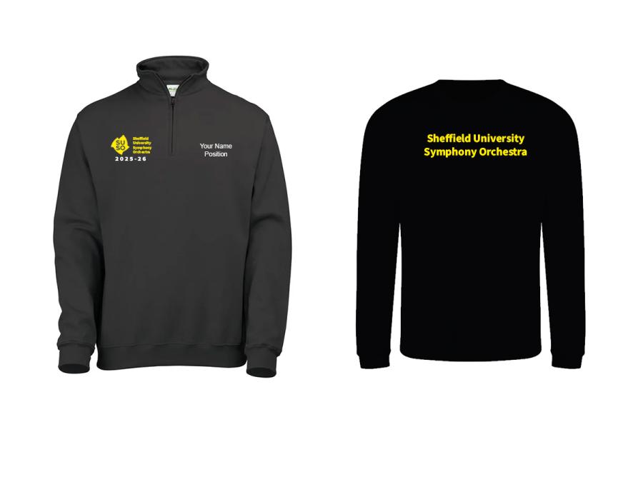 Sheffield University Symphony Orchestra - 1/4 Zip Sweatshirt