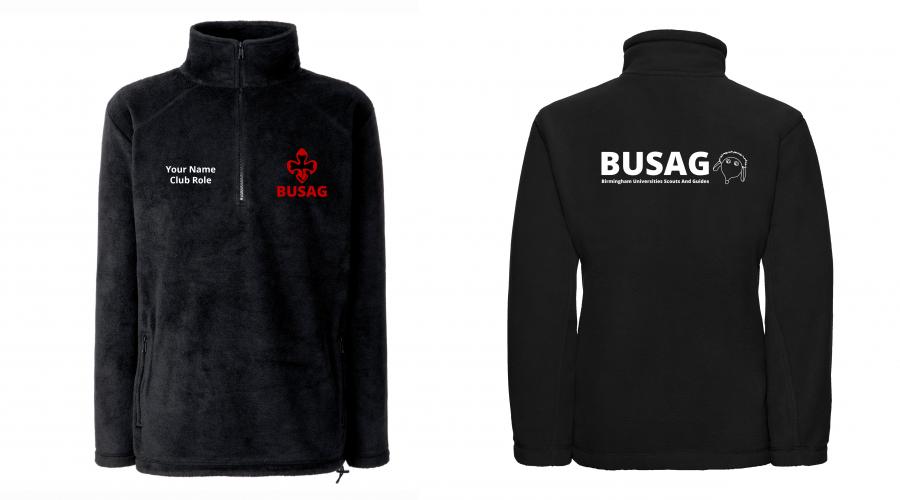 BUSAG 1/2 Zip Fleece