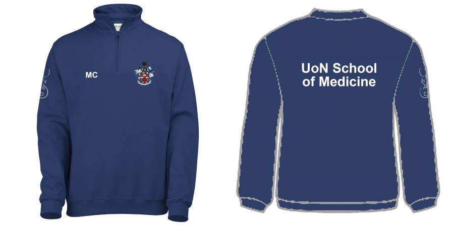 UNAD Quarter Zip Sweatshirt - School of Medicine