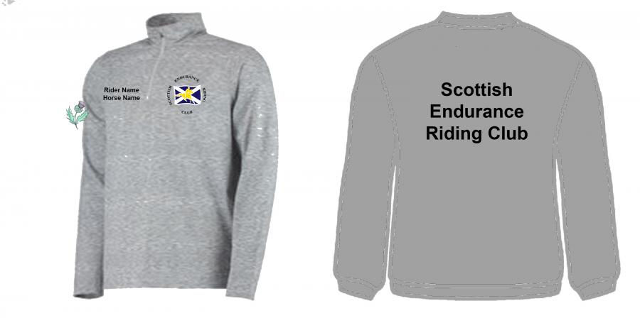 SERC 1/4 Zip Rhino Top - Printed Back