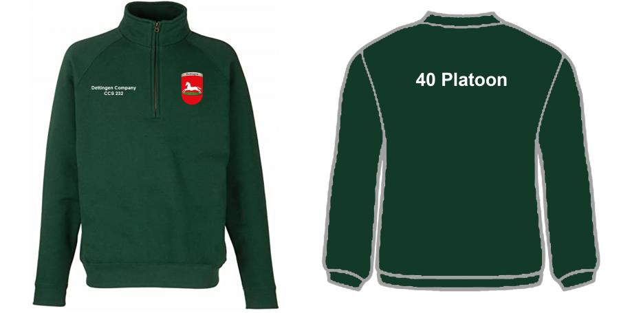 Dettingen Company CCS 232, 40 Platoon - Unisex 1/4 Zip