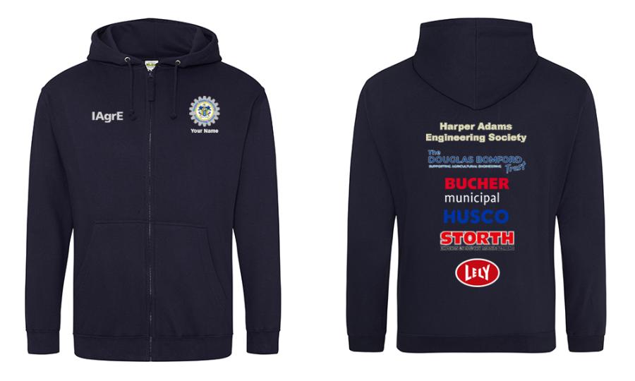 HAU Engineering - Zipped Hoodie