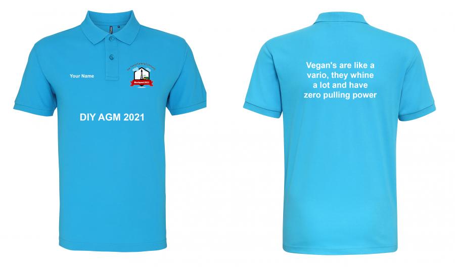 Blackpool AGM - Unisex 'Vario' Slogan Polo