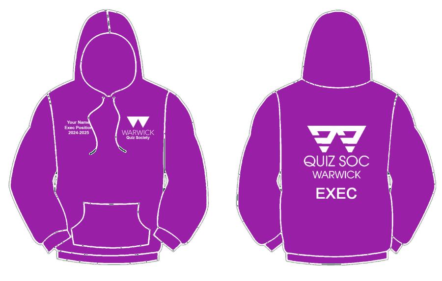 Warwick Quiz Soc Hoody - Exec